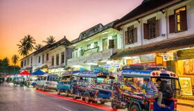 Capture the magical glow of Lao artisan markets